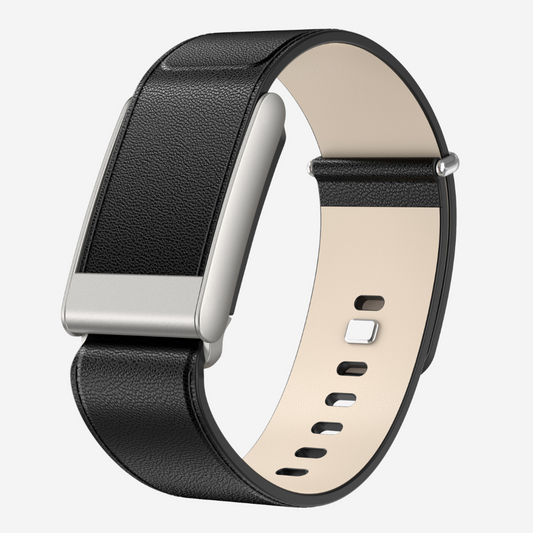 Whoop 5.0 Leather Band - Black